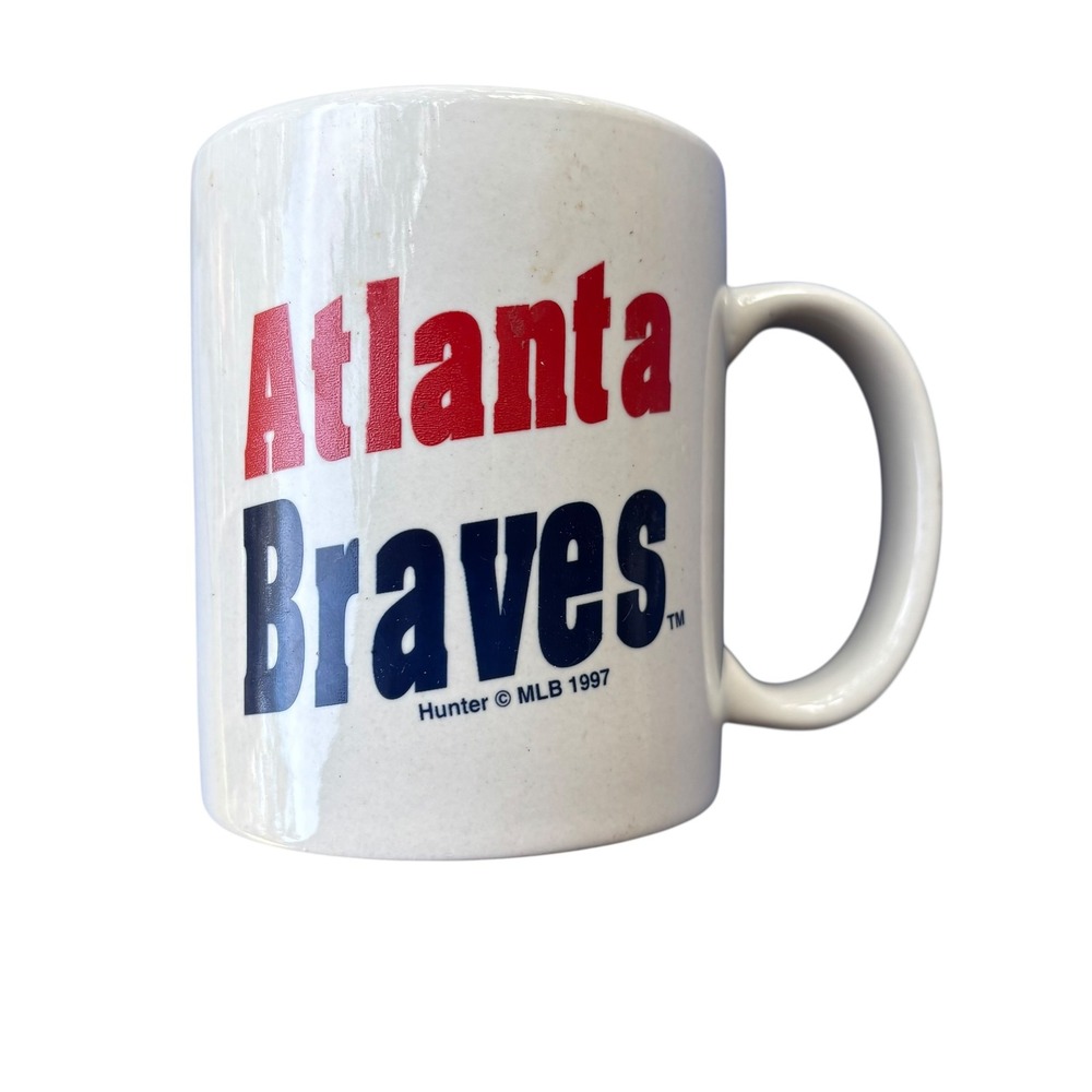 Vintage 1997 Atlanta Braves MLB Coffee Mug Ceramic Cup Hunter‎